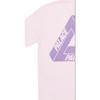 Palace Reacto Tri-Ferg T-Shirt Pink Unisex Tops P24ES030