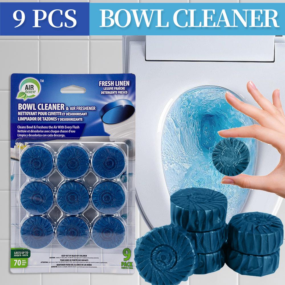 Automatic Toilet Cleaning Tablets, 3-in-1 Formula for Stain  Odor Removal with Fresh Scent | Long-Lasting Toilet Bowl Cleaner