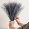 Faux Pampas Grass 17.3in High Rustic Colors Durable Cloth Widely Used Fake Reed Grass