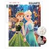 Pittura con Perle Anna ed Elsa Kit Pittura Artistica con Perle Kit Pittura Artistica con Perle Regalo per Principianti Adulti Decorazione Creativa per la Parete di Casa