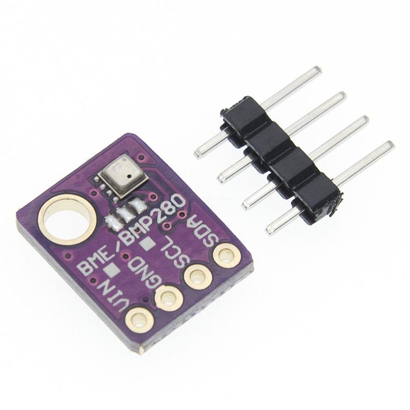 TENSTAR 2pcs BME280 3.3V 5V Digital Barometric Pressure Altitude Sensor I2C/SPI High Precision And Humidity Temperature Module
