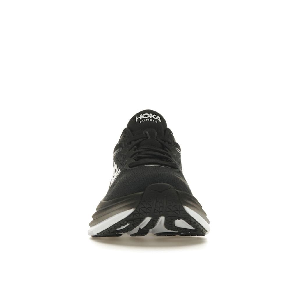 HOKA Bondi 8 Black White Women Sneakers 1127952-BWHT