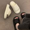 Step On Shit Slippers Women's Summer Wear 2025 New Thick-bottomed Non-slip Niche High-end Sandals Velcro One-word Drag