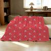 Printed Flannel Blanket Bow Collection, Soft Skin-Friendly Plush Throw, Cozy Warm Home Decor for Christmas & Halloween