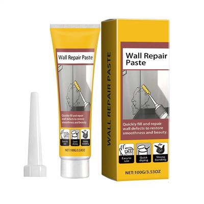 Pâte de réparation murale Trous fissurés écaillés Réparation Résistant à la moisissure Patch de réparation pour plaques de plâtre Peinture latex murale pour salon chambre à coucher