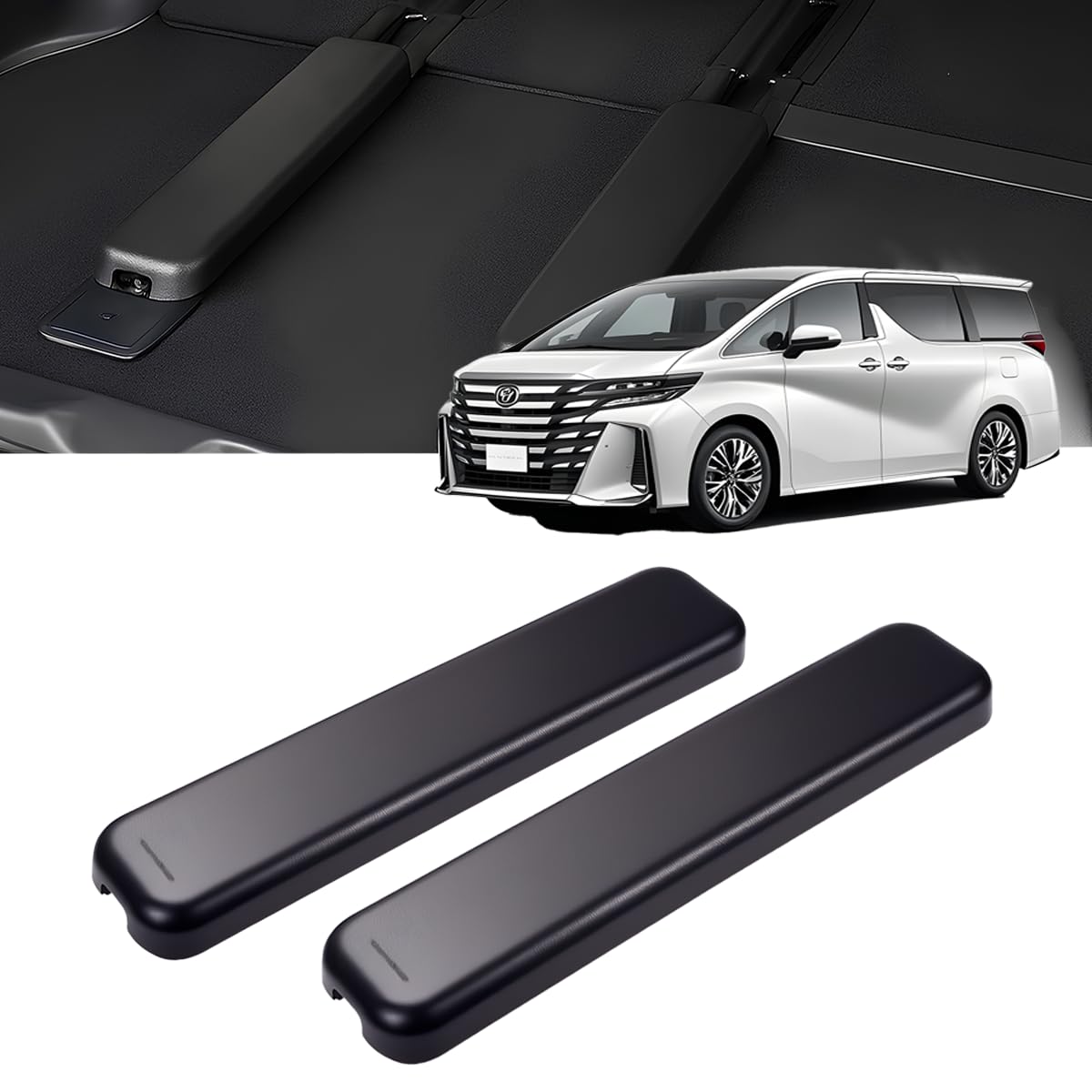 

Rear Seat Rail Cover, Alphard 40 Series, Vellfire 40 Series Application, Scratch Resistant, Seat