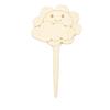 Handmade Wooden Flower Stakes for Garden Plant Identification