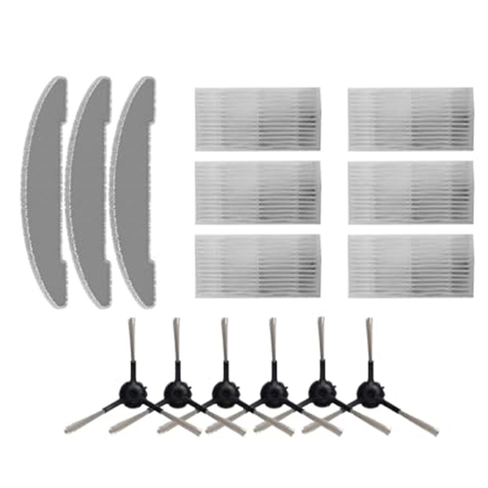 For Vexilar For Cleanova W7/W11 Vacuum Side Brush Filter Mop Cloth Replacement Kit Cleaning Accessories Parts Set Home Appliance