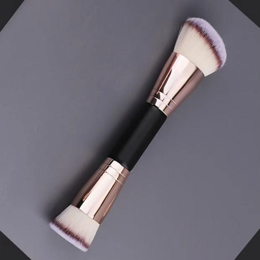 2/4/5Pcs Soft Bristle Dual-ended Makeup Brushes Angled Top Foundation Brush Set  Beauty Application