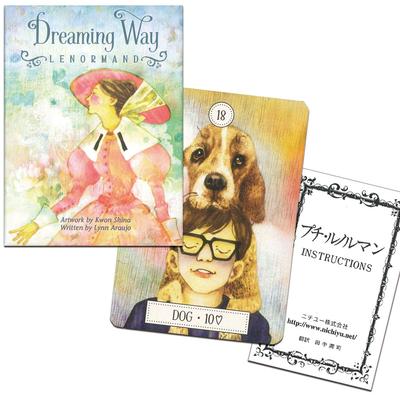 Lenormand Karten, Wahrsagerei, 36 Karten [Authentisch] [Dreaming Way Lenormand] mit japanischen Erklärungen. """Bunte und süße Karten."""