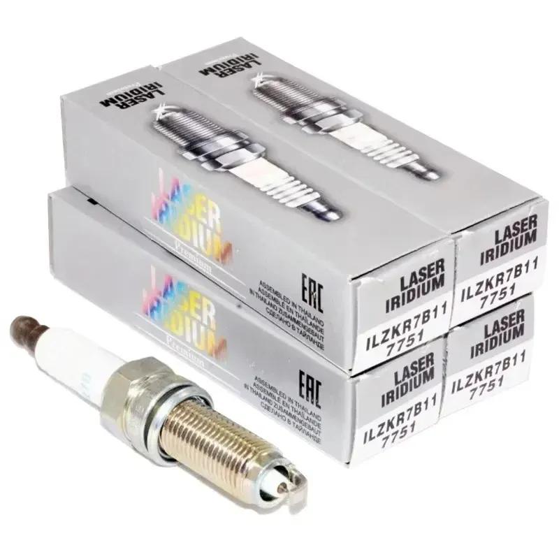 4/6Pcs 7751 ILZKR7B11 Iridium Spark Plug for Honda Accord 3.5L 2008-2017 ODYSSEY CHRYSLER JEEP DODGE ACURA
