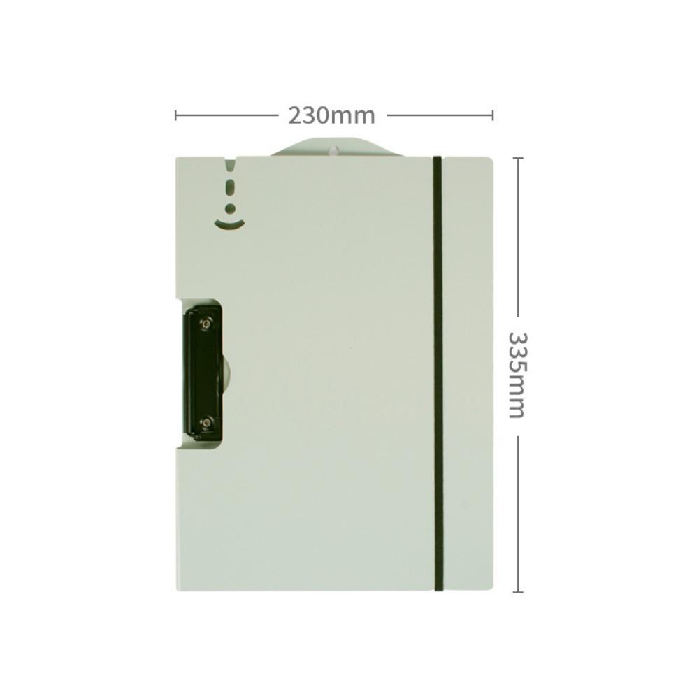 High Quality Strap Design A4 File Folder Multifunction PP Clipboard Exam Paper Storage Clip Stationery