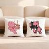 Cartoon G-GloomyS Bear Cushion Cover Home & Car Multi-Scene Pillow Cover - Reversible, Soft & Durable for Daily Use
