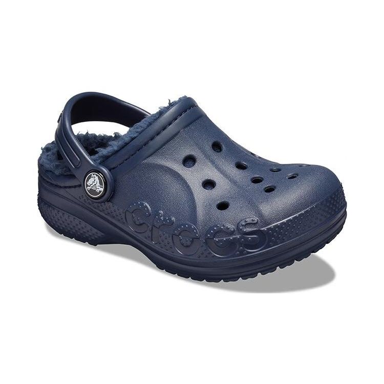 Crocs Versatile Comfortable Durable Shock-Absorbing Kids Sandals Kids sandals Deep-Blue 207500-463