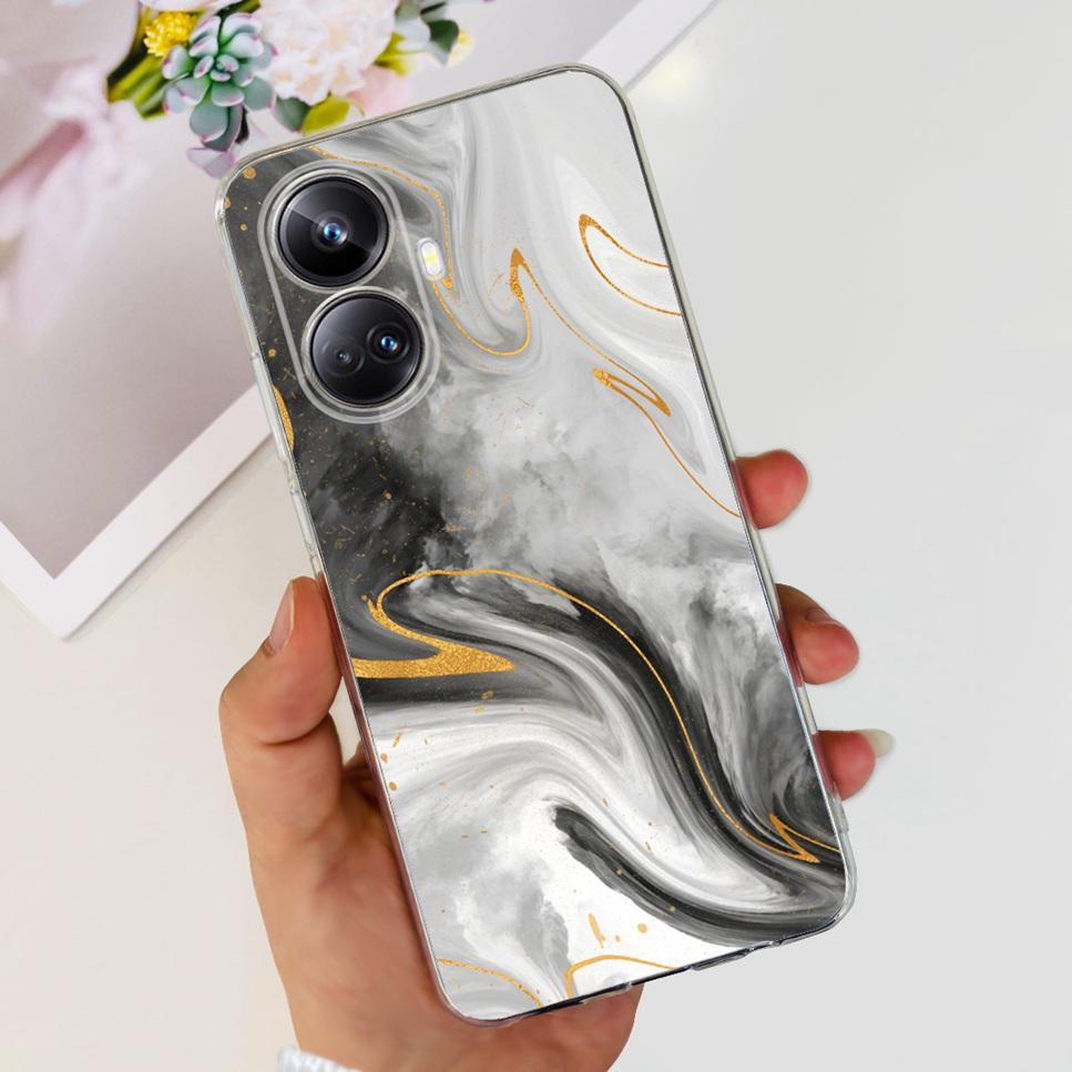 For Realme 10 Pro+ 6.7" RMX3687 Case Cute Cartoon Astronaut Cat Soft Silicon TPU Cover For Realme 10 Pro Plus Bumper Phone Case