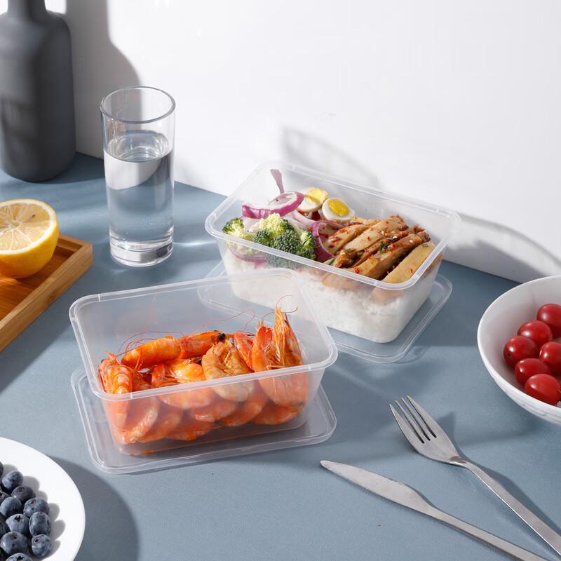 Disposable Plastic Microwavable Food Containers with Lids
