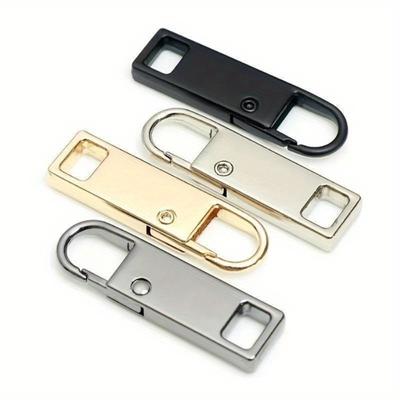 2pcs Detachable Zipper Pull, Replacement Zipper Accs For Jeans & Backpack, Sewing Tools.Replace Zipper Components