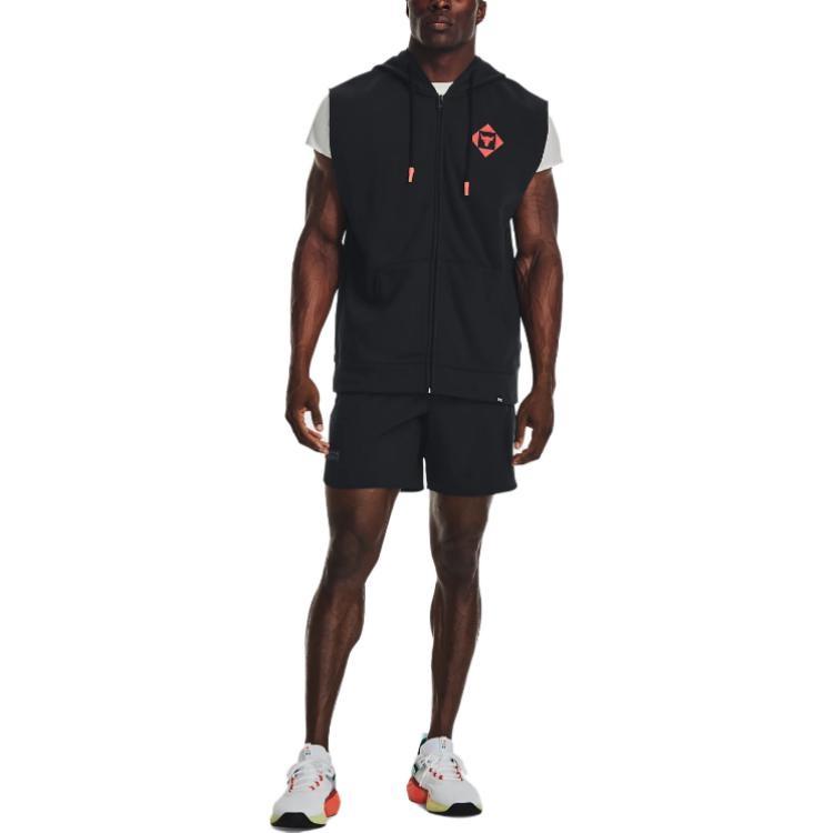 Under Armour Project Rock Sleeveless Hoodie 'Black Multi' Men's 1377434-001