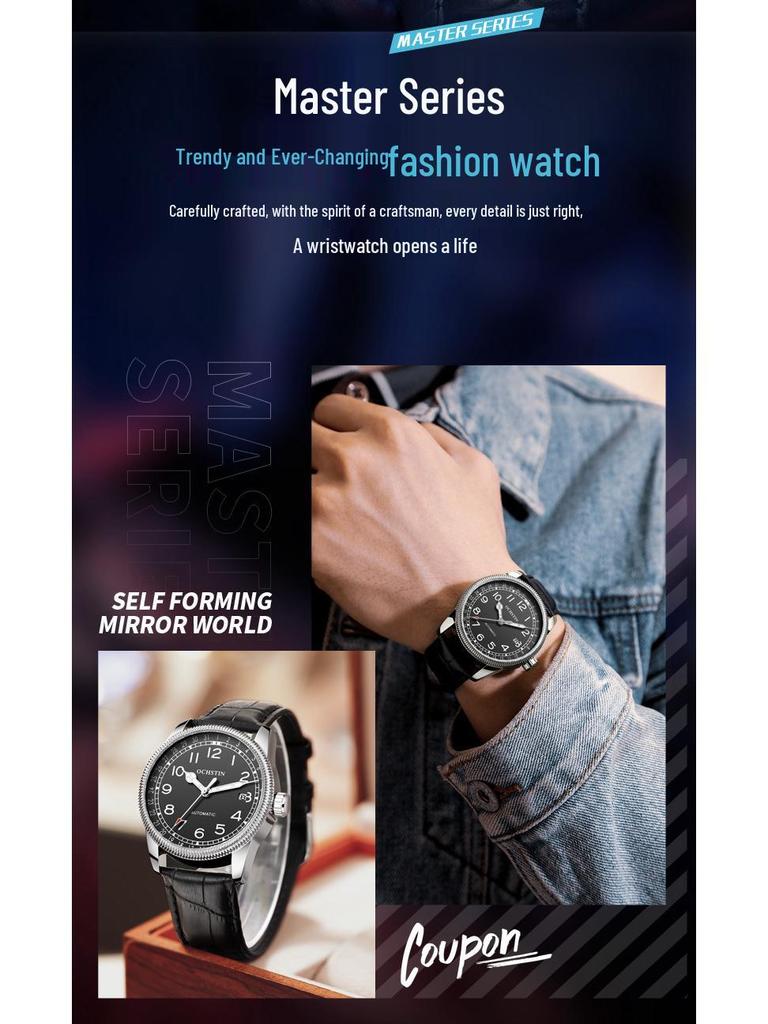 OCHSTIN Augusten Men's Classic Luminous Date Automatic Mechanical Watch