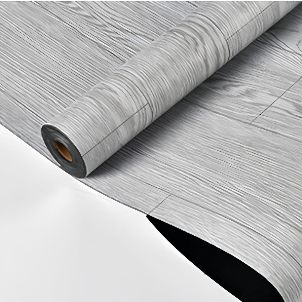 1 Roll 40X300CM Wide Vinyl Flooring Roll  Self-Adhesive, Wood Grain Floor Tiles Peel and Stick Floor Stickers Durable Easy