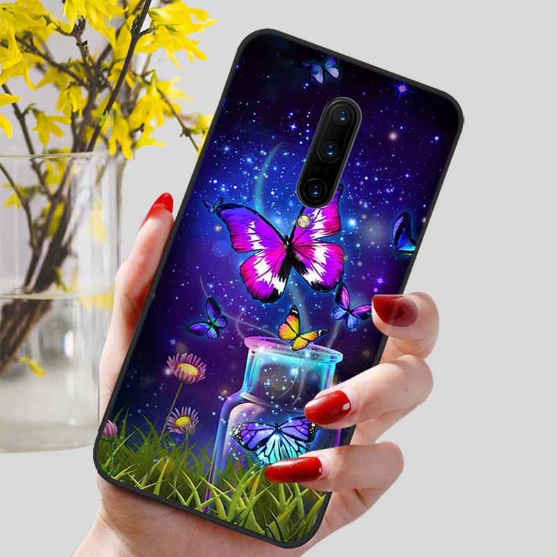 Phone Cover For Oneplus 7 Pro Case Lovely Printed TPU Silicon Soft Capa On for One Plus 7 7T Pro Oneplus7 7Pro Protection Covers
