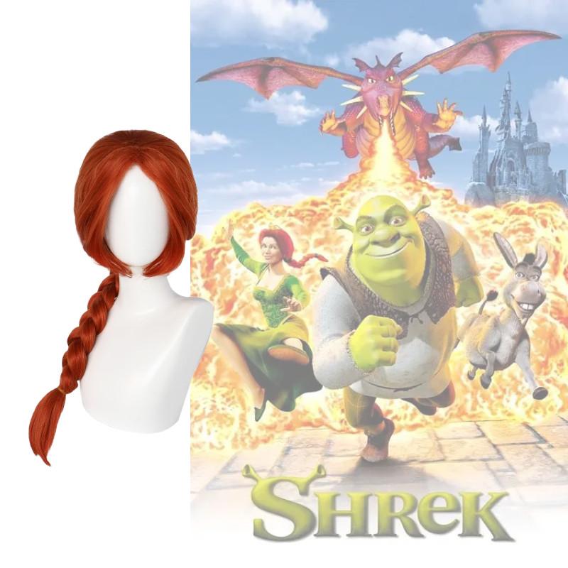Shrek Fiona Cosplay Wig With Natural Breathable Material For Costume Events And Themed Parties