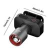 Hands-Free Rechargeable Headlamp Ultra-Bright Zoomable LED with 3 Lighting Modes Essential Outdoor Gear for Camping & Fishing