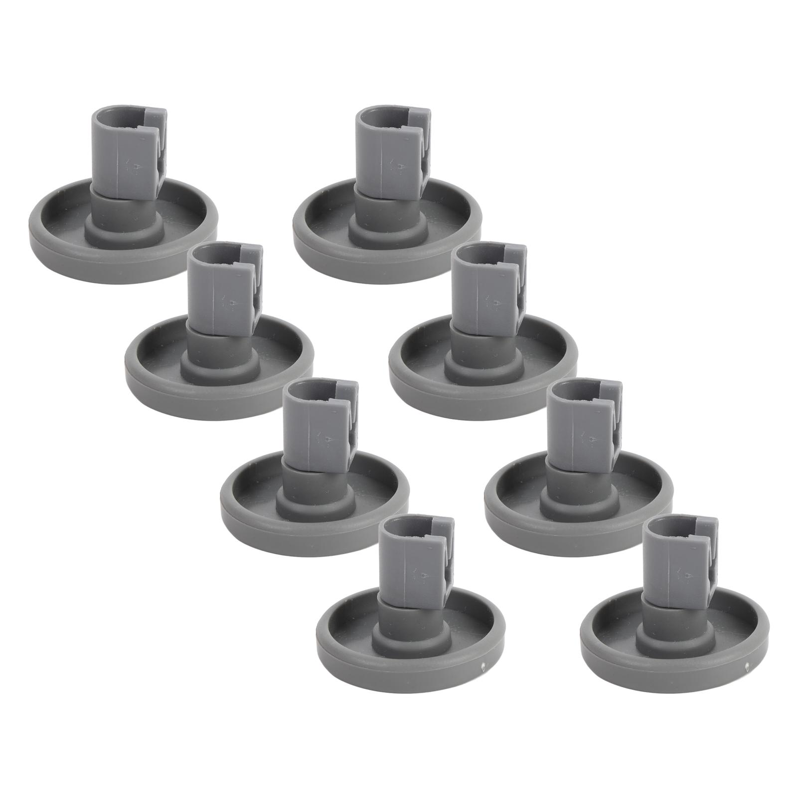 

8PCS Dishwasher Rack Wheel ABS High Strength Dishwasher Lower Dish Rack Wheel Replacement