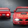 1:32 Firebird Alloy Muscle Sports Car Model Diecast Metal Racing Vehicle Car Model Sound and Light Simulation Childrens Toy Gift