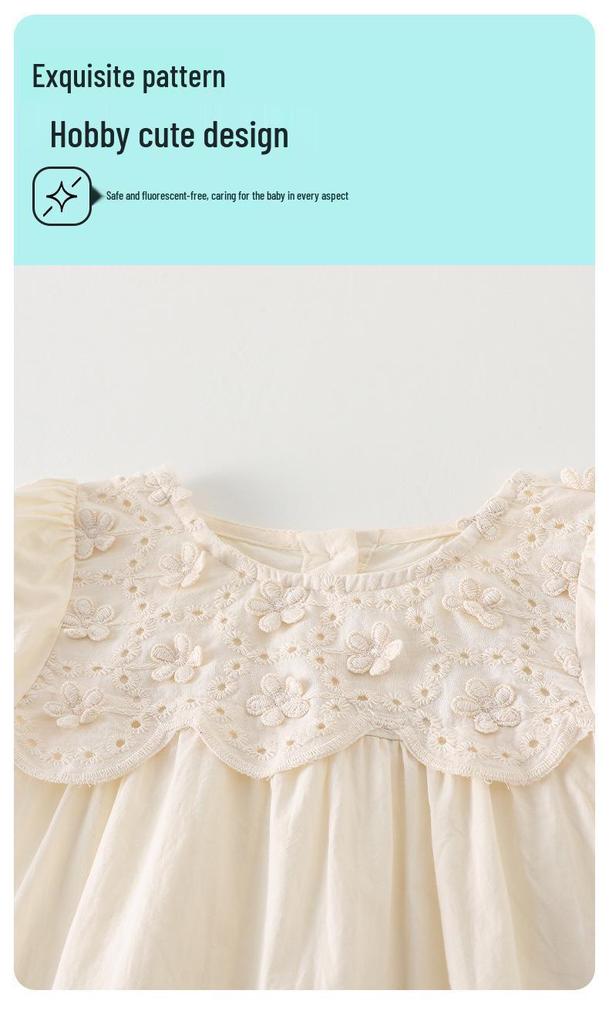 Korean Style Baby Girl Long Sleeve Jumpsuit - Summer 2026 Collection