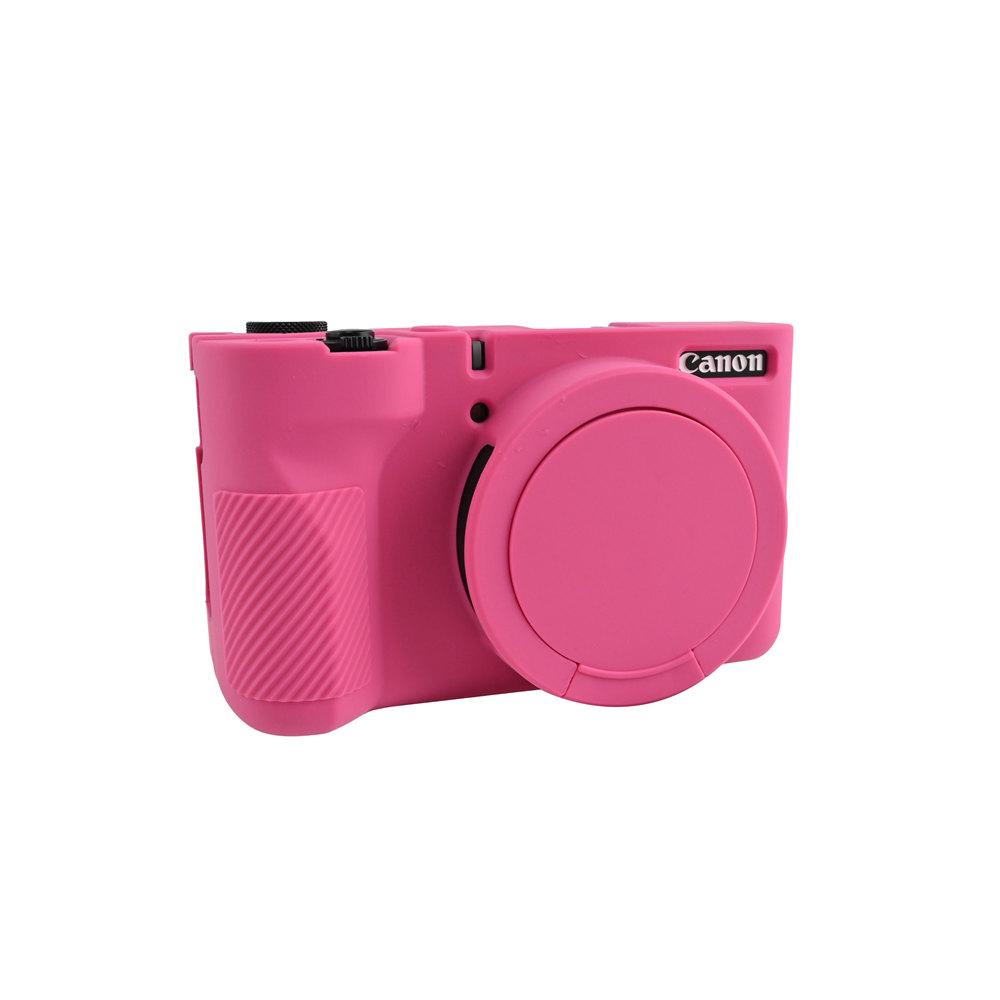 V1 Kamera Weiche Silikonhülle für Canon PowerShot V1 Armor Gummiabdeckung Skin Mit Objektivdeckel