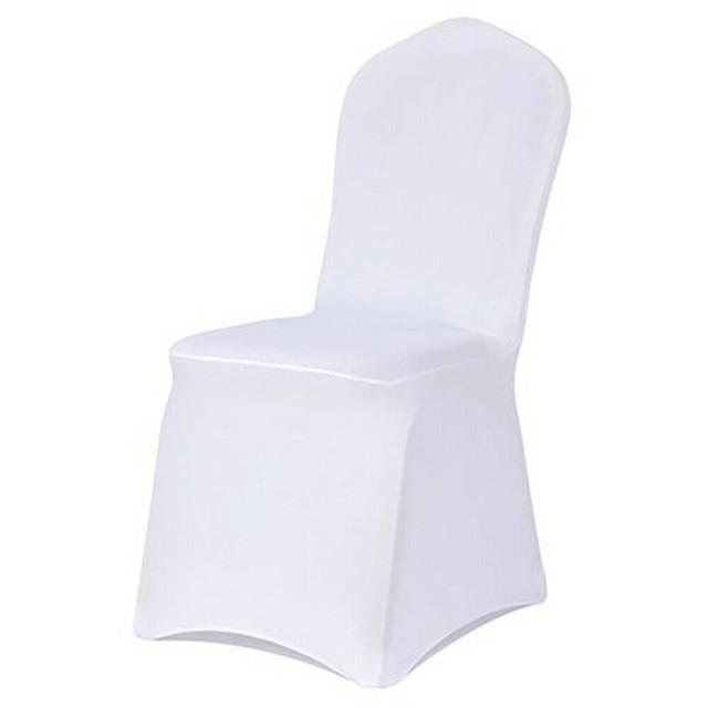 Solid Color Chair Cover Spandex Slip Cover Stretch Wedding Banquet Party Reataurant Banquet Hotel Dining Chair Covers