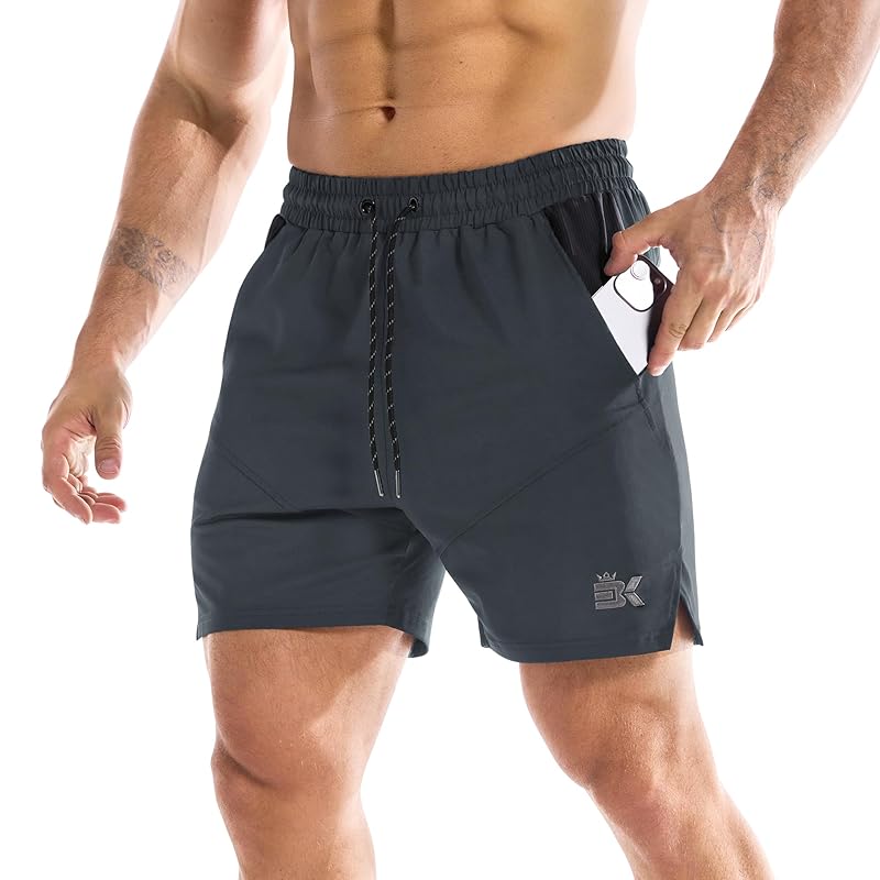 

wind hole half pants men s sports breathable Sweat absorbent and quick drying stretch training shorts training wear Gym muscle training fitness shorts