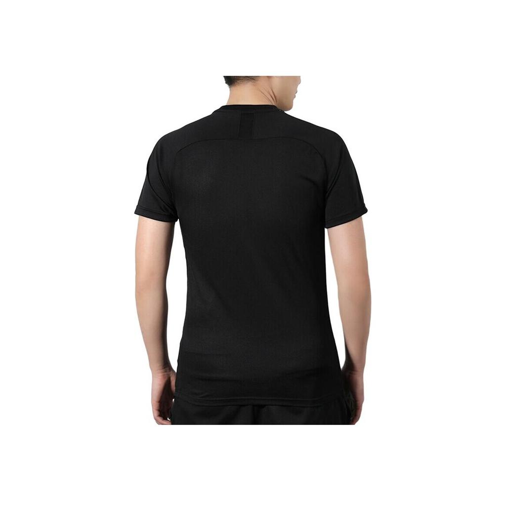 Nike Breathable Short Sleeve Running T-Shirt Men tops Black AJ9997-011