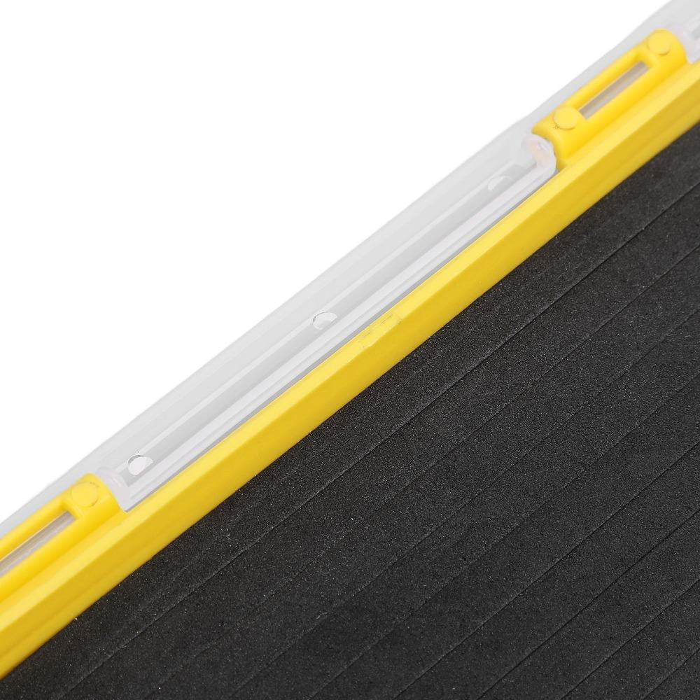 Kunststoff Angelhaken Aufbewahrung Gelbe Angelköderbox Langlebige Angeljig-Box Tackle Aufbewahrung