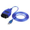 Car OBD2 USB Cable Scanner Scan Tool for KKL 409.1 Blue