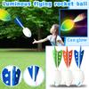 1pc LED Glow Flying Rocket Ball - RGB Color-Changing Light-Up Football, Rechargeable Night Play Throw & Catch Toy