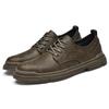 Men Leather Shoes Vintage Style Men's Shoes Business Oxfords  Leisure Walk  Outdoor Lace-up Gentleman Shoes Zapatos De Hombre