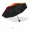Manchester United F.C Print Automatic Open Close Umbrella, Portable Foldable Umbrella, for Outdoor Commute Camping Trip, Ideal Birthday Gift