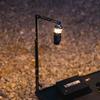 Folding Table Lantern hanger Camping Lantern Stand Stainless Steel Portable Folding Lamp Pole for Table Thickness Less Than 28mm