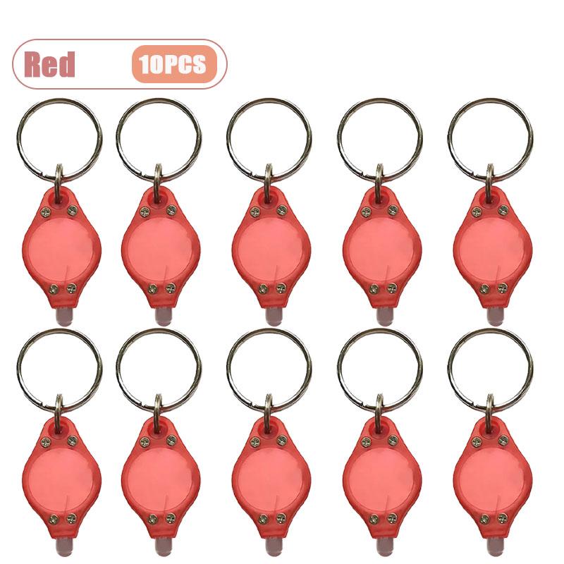 1-10PCS Portable UV Keychain Light Mini LED Flashlight for Counterfeit Money Detection  Outdoor Camping Emergency Tool