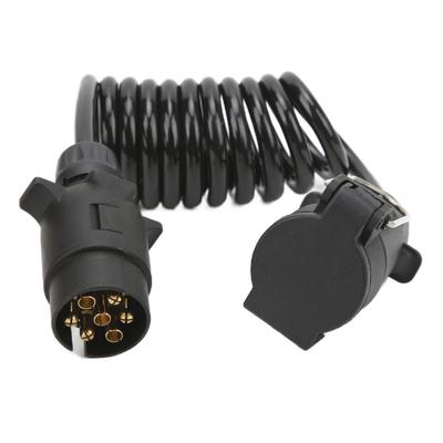 Trailer Plug Extension Cord Connector Power Supply Wire Plug 2 Meters 7 Pin European Standard