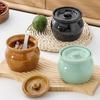 Ceramic Individual Stew Pots with Spoons (4-Pack)