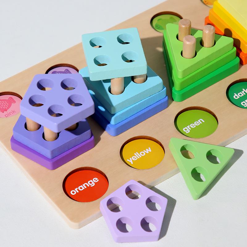 Montessori Bee Color Matching Toy - Fine Motor Training for Kids