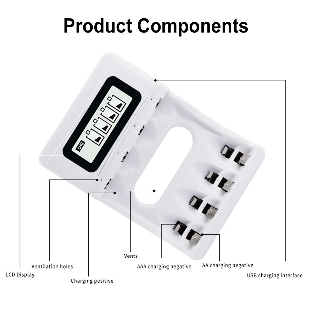 CITYORK AA rechargeable battery + AAA battery Rechargeable batteries 1.2V AA AAA NIMH NI-MH Battery Low Self Discharge Battery