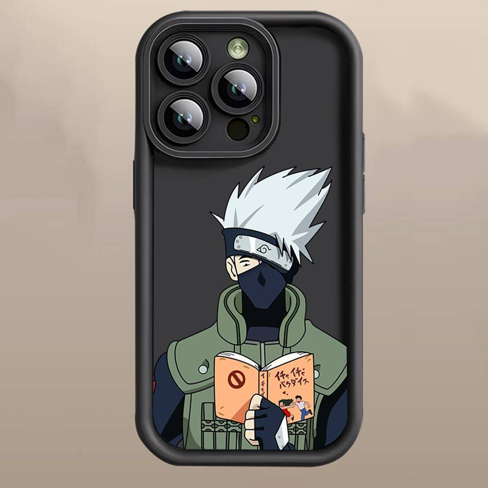 Pouzdro D-34 Naruto Kakashi pro iPhone 15 14 13 12 8 Plus Samsung S24 S23 Ultra A04S A05S Huawei P40 P50 P60 Nova 11 Pro Max OPPO A17K Reno 10