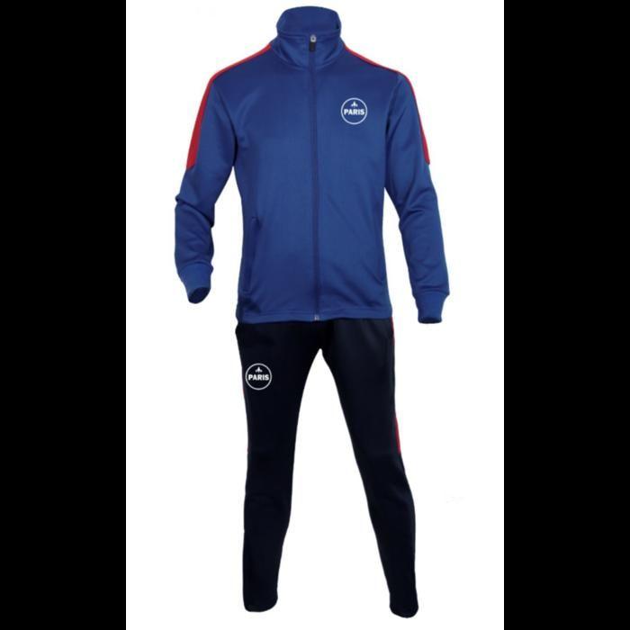 Children's Jogging Suits - PARIS - Royal Blue and Navy - Zip-up Jacket - Elastic Waist - 4 To 14 Years