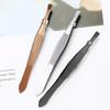 Stainless Steel Eyebrow Tweezers & Eyelash Curler Beauty Tools Set