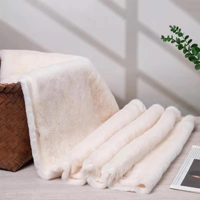 Thickened Plush Fabric 12mm Encrypted Imitation Rex Rabbit Fur Fabric Short Plush Counter Background Fabric, Clothing Fabric
