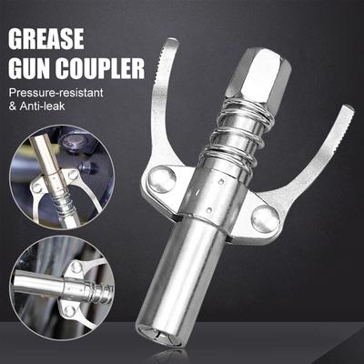 לחץ גבוה 10000 PSI מצמד אקדח גריז פיה שימון ידית כפולה פיית הזרקה אקדח גריז עם צינור 60 ס"מ